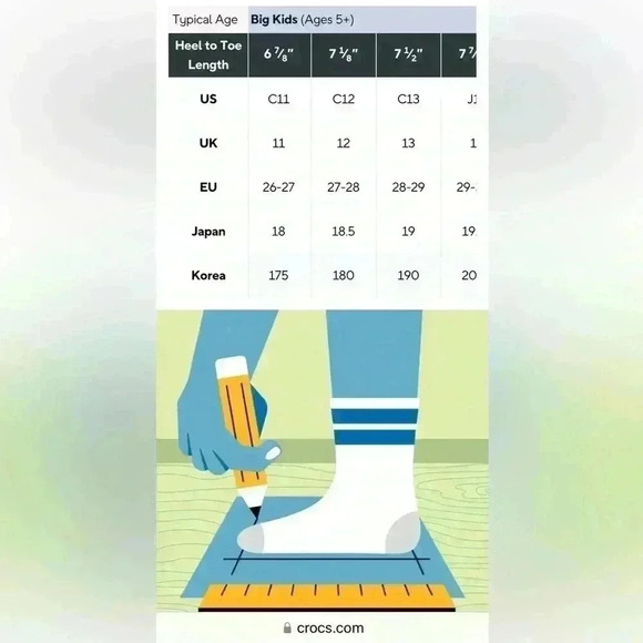 Child Size 12 White CROCS - Picture 8 of 8